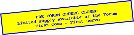 PRE FORUM ORDERS CLOSED